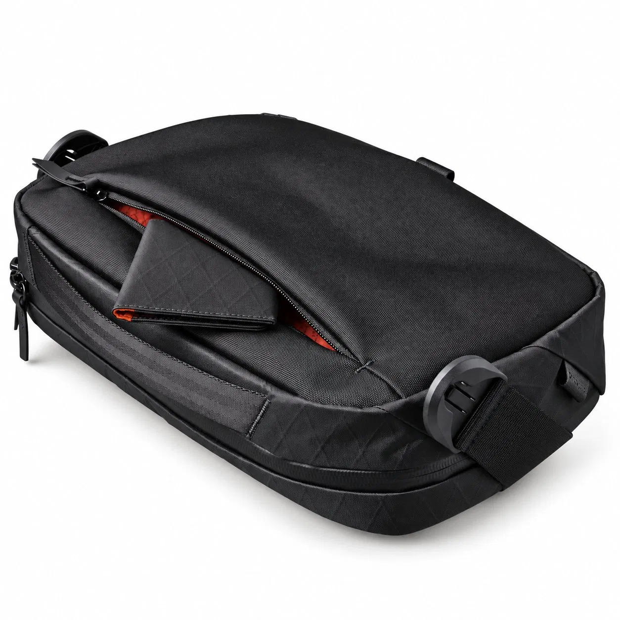 Custom Polyester Waist Bag with Adjustable Strap and Front Zipper Pocket