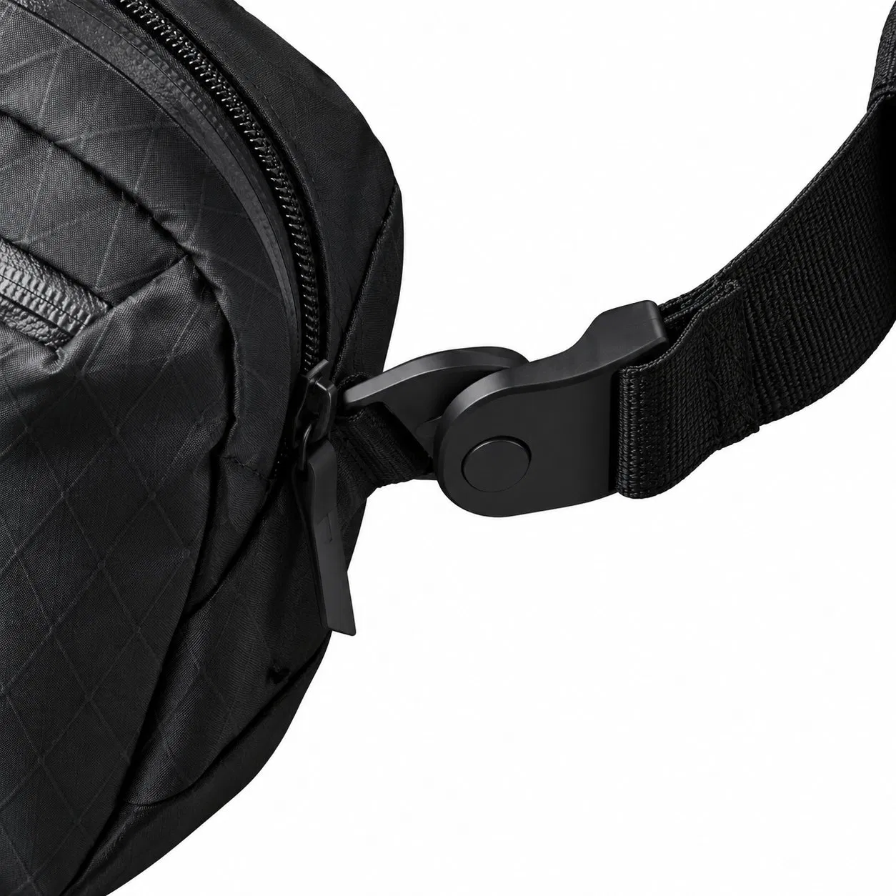 Custom Polyester Waist Bag with Adjustable Strap and Front Zipper Pocket