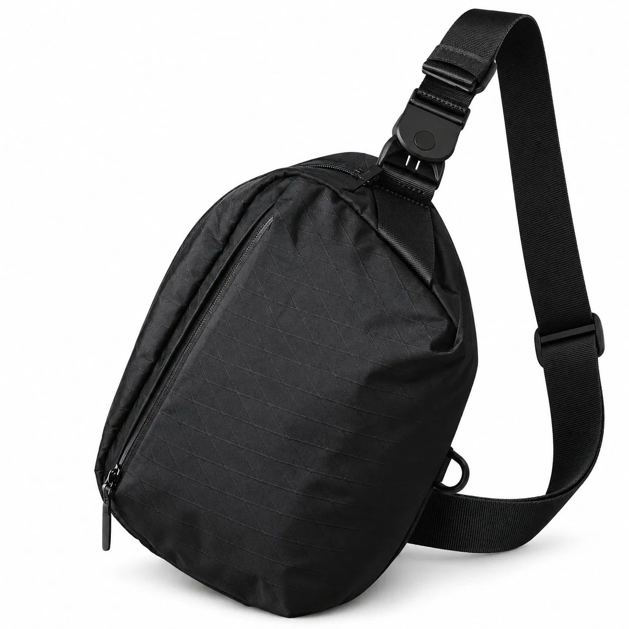 Custom Polyester Waist Bag with Adjustable Strap and Front Zipper Pocket