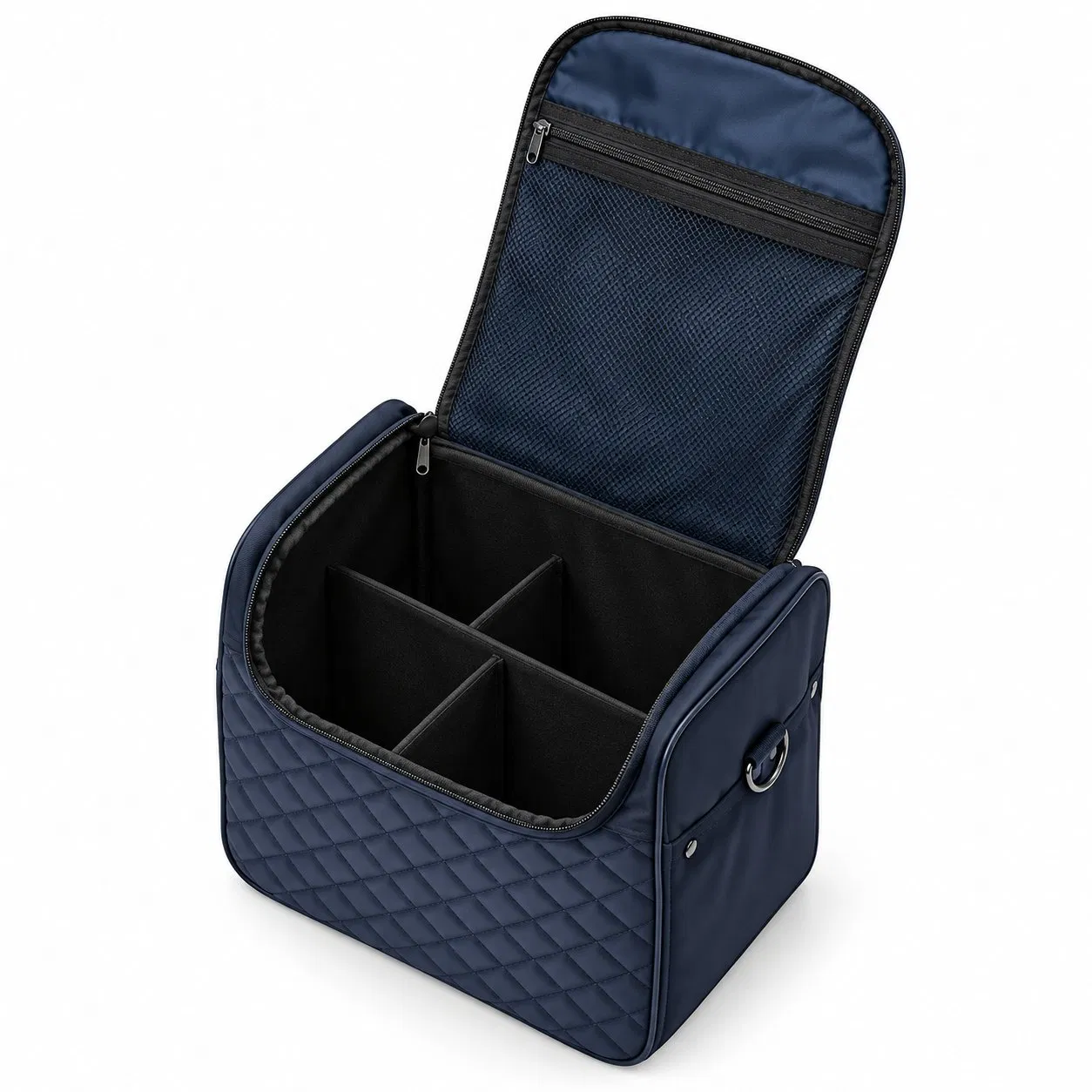 Custom Polyester Horse Grooming Tool Bag with Dividers and Shoulder Strap