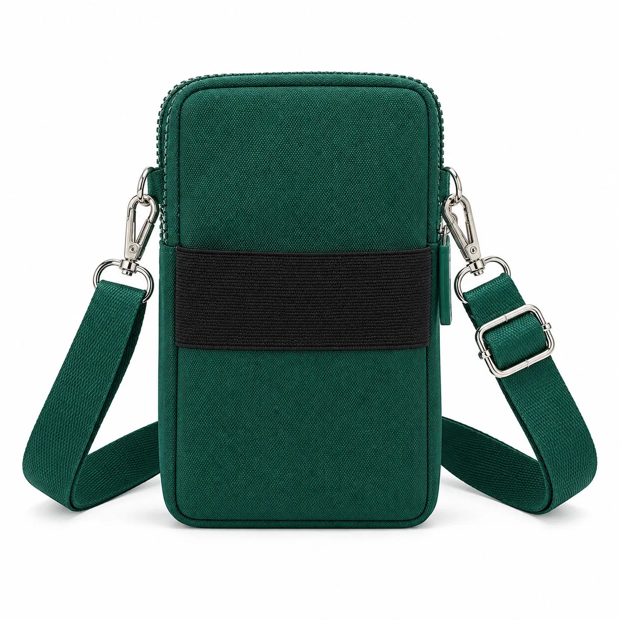 Custom Polyester Cell Phone Crossbody Bag with Adjustable Shoulder Strap