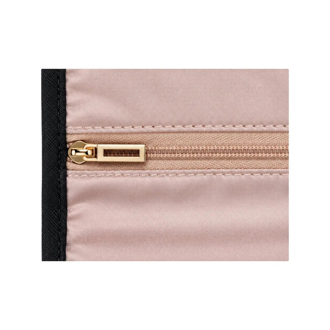 Custom Foldable Travel Jewelry Organizer Bag with Ring Roll and Zipper Pockets