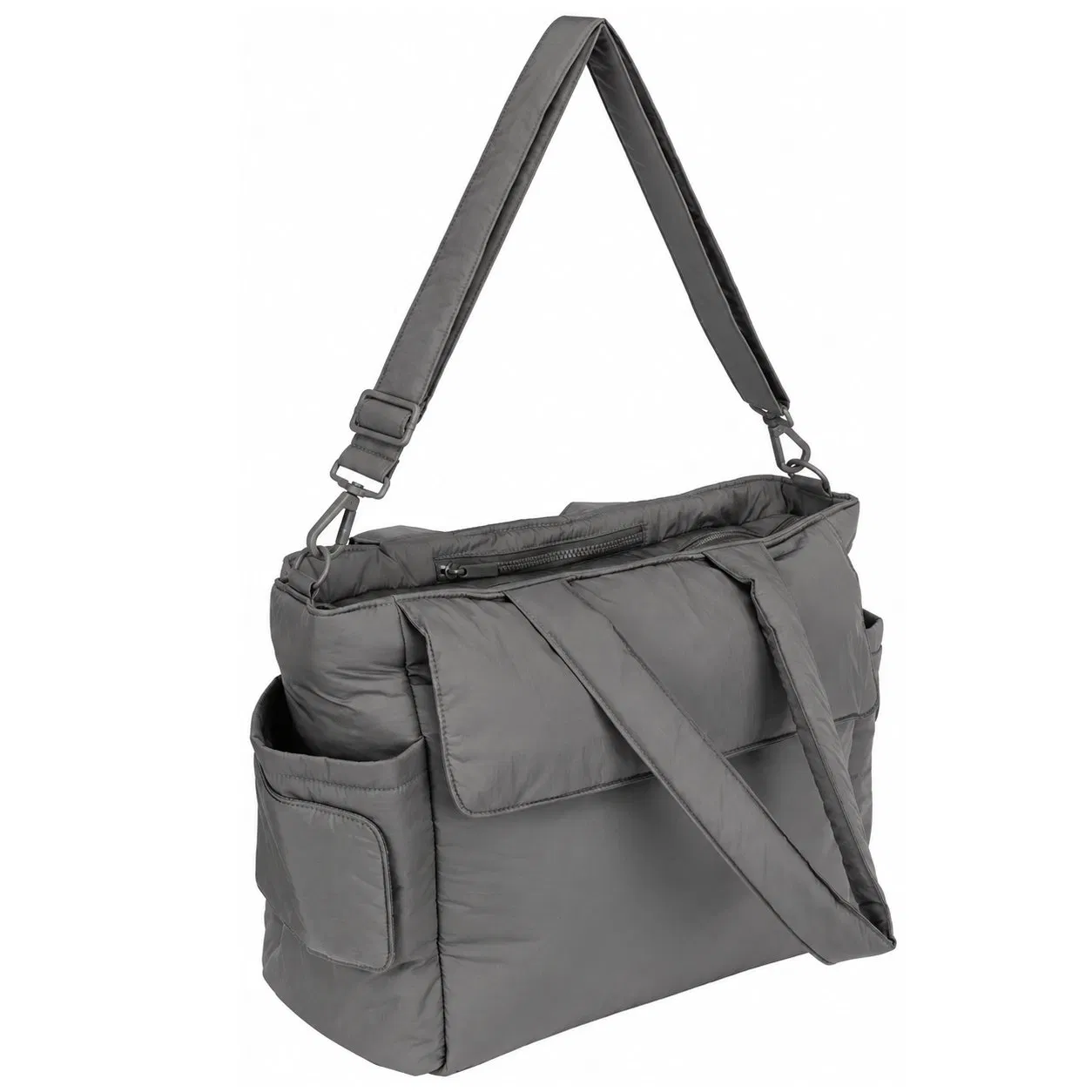 Custom Baby Diaper Travel Tote Bag with Shoulder Strap and Luggage Sleeve
