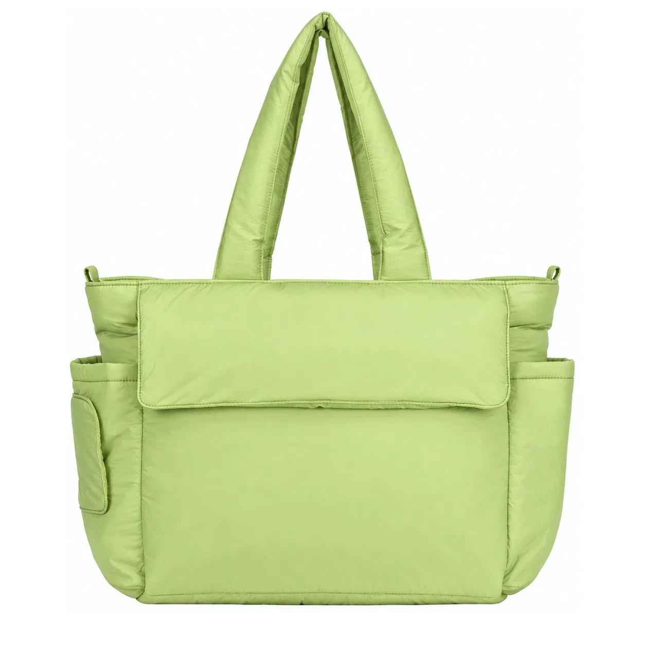 Custom Baby Diaper Travel Tote Bag with Shoulder Strap and Luggage Sleeve