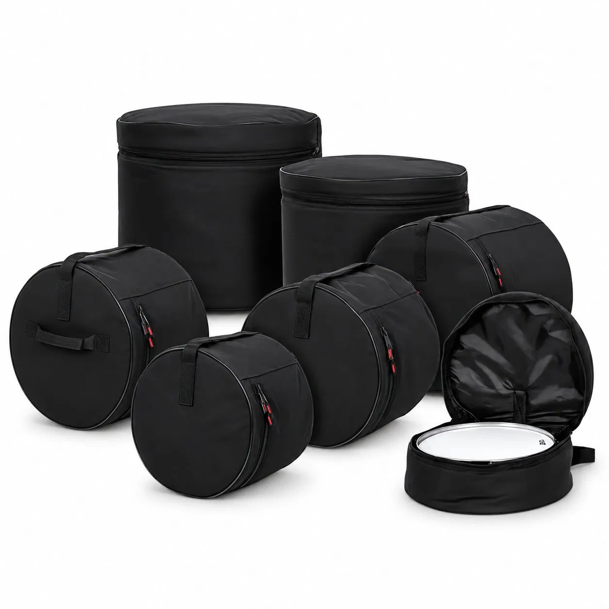 Custom Logo Padded Polyester Drum Bag Set for Instrument Transport and Storage