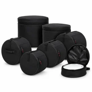Custom Logo Padded Polyester Drum Bag Set for Instrument Transport and Storage