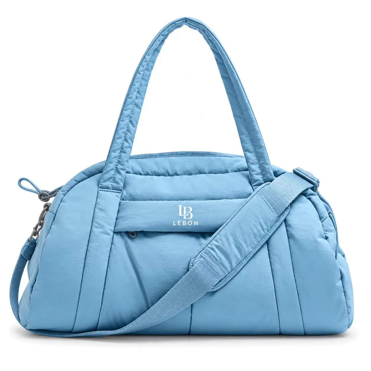 OEM Custom Logo Nylon Weekender Duffle Gym Travel Bag with Wet Pocket and Adjustable Shoulder Strap