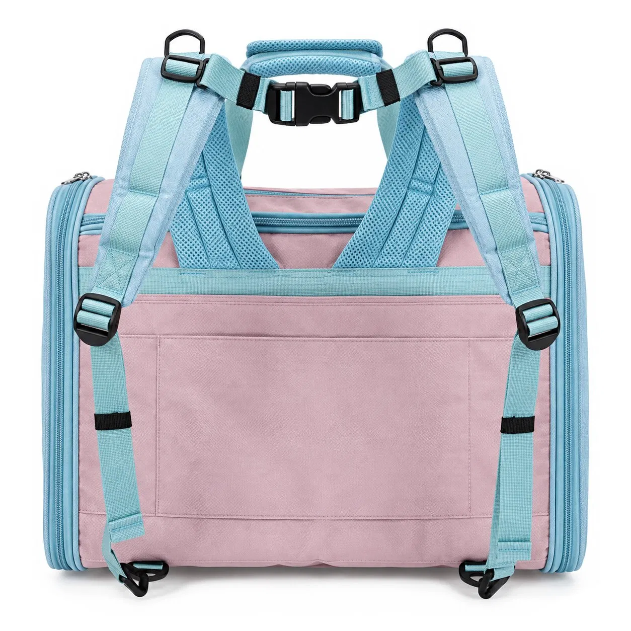 OEM Custom Logo Breathable Polyester Pet Carrier Backpack Bag for Small Dogs and Cats Outdoor Travel