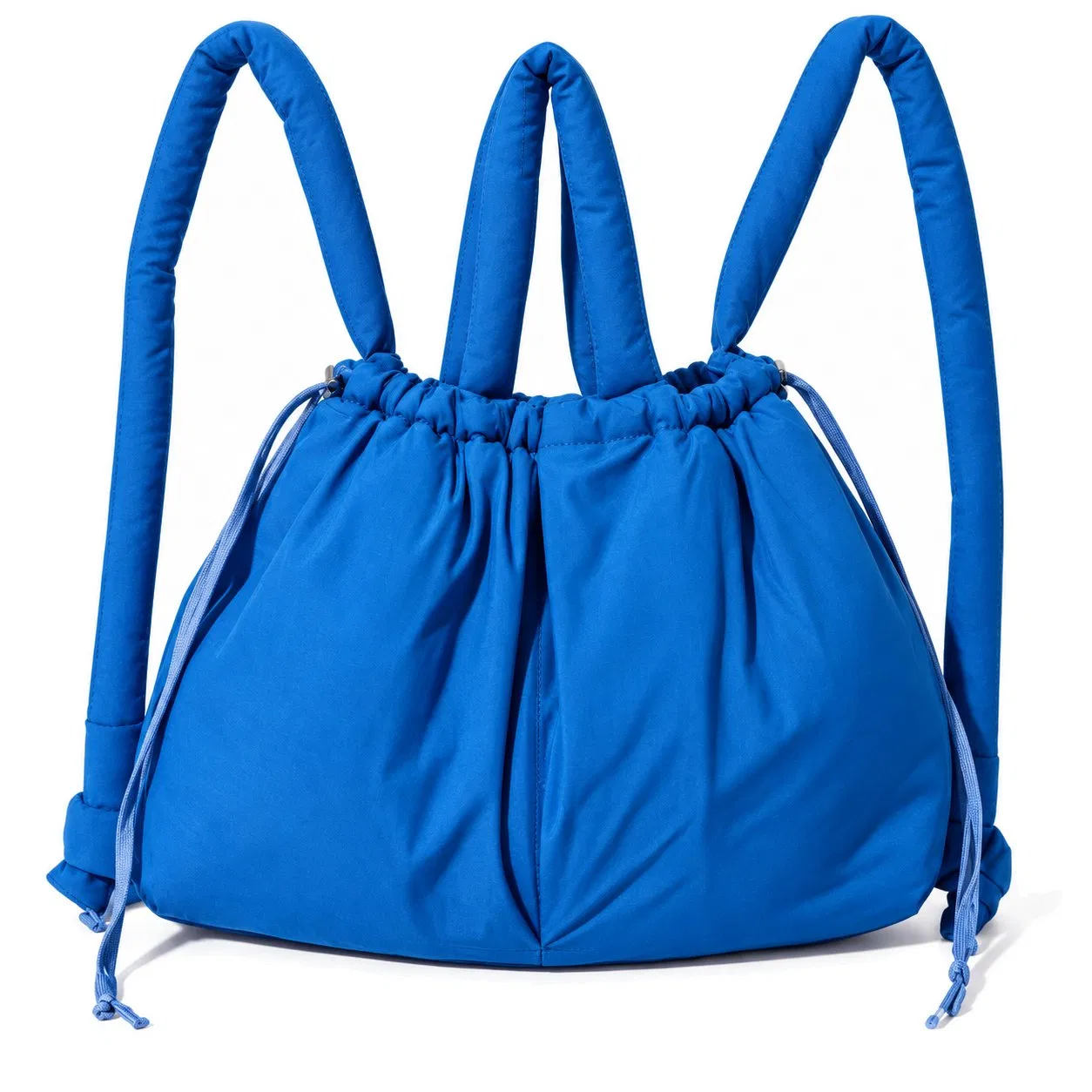 Custom Puffy Drawstring Convertible Backpack Tote Bag for Women Daily Travel