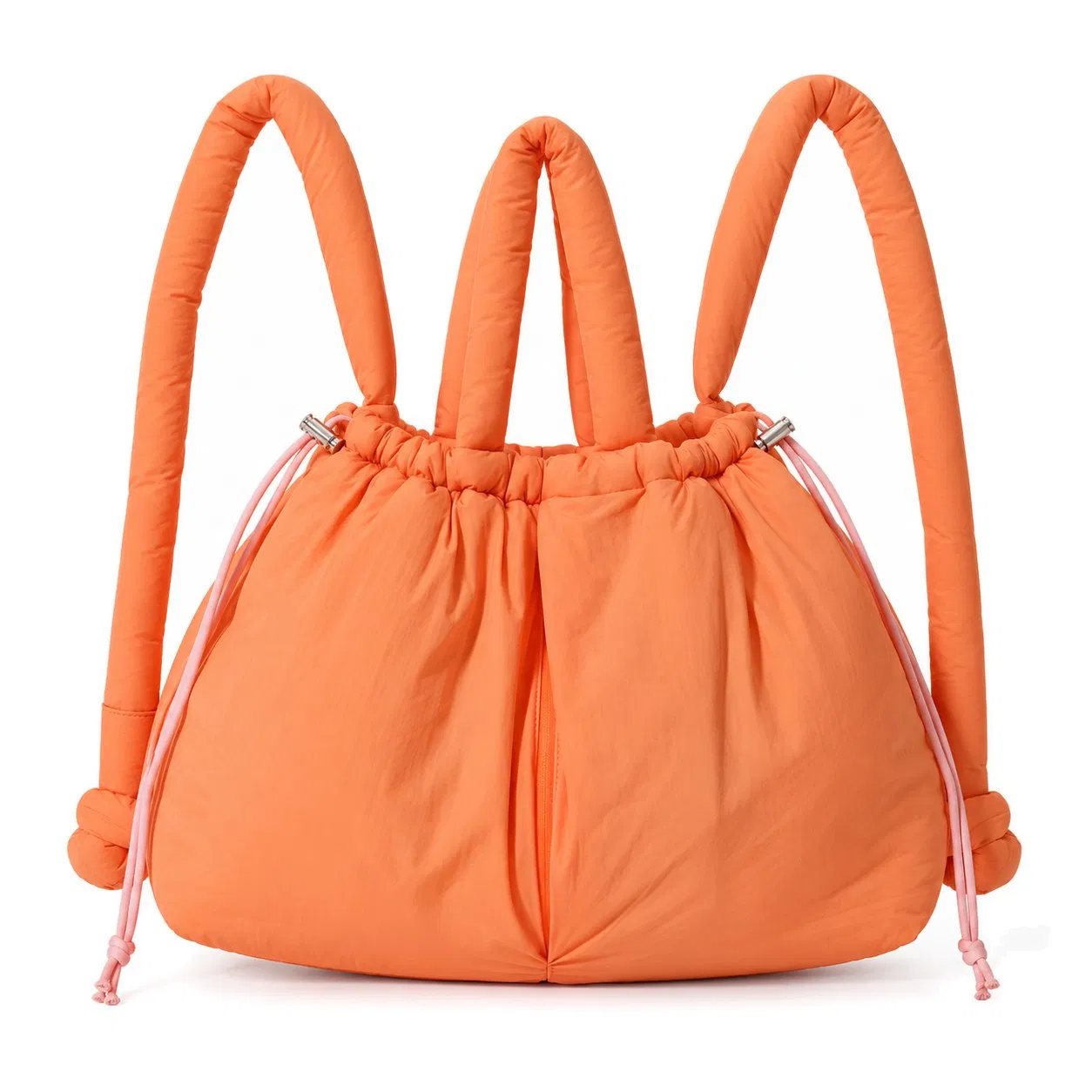 Custom Puffy Drawstring Convertible Backpack Tote Bag for Women Daily Travel