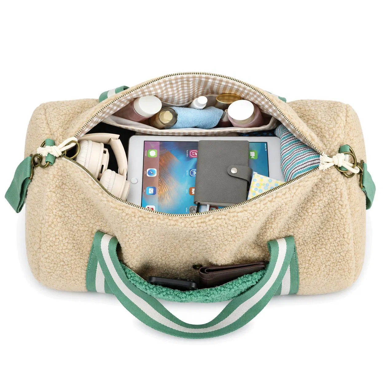 Custom Large Capacity Soft Travel Duffel Bag for Weekend and Overnight Trips