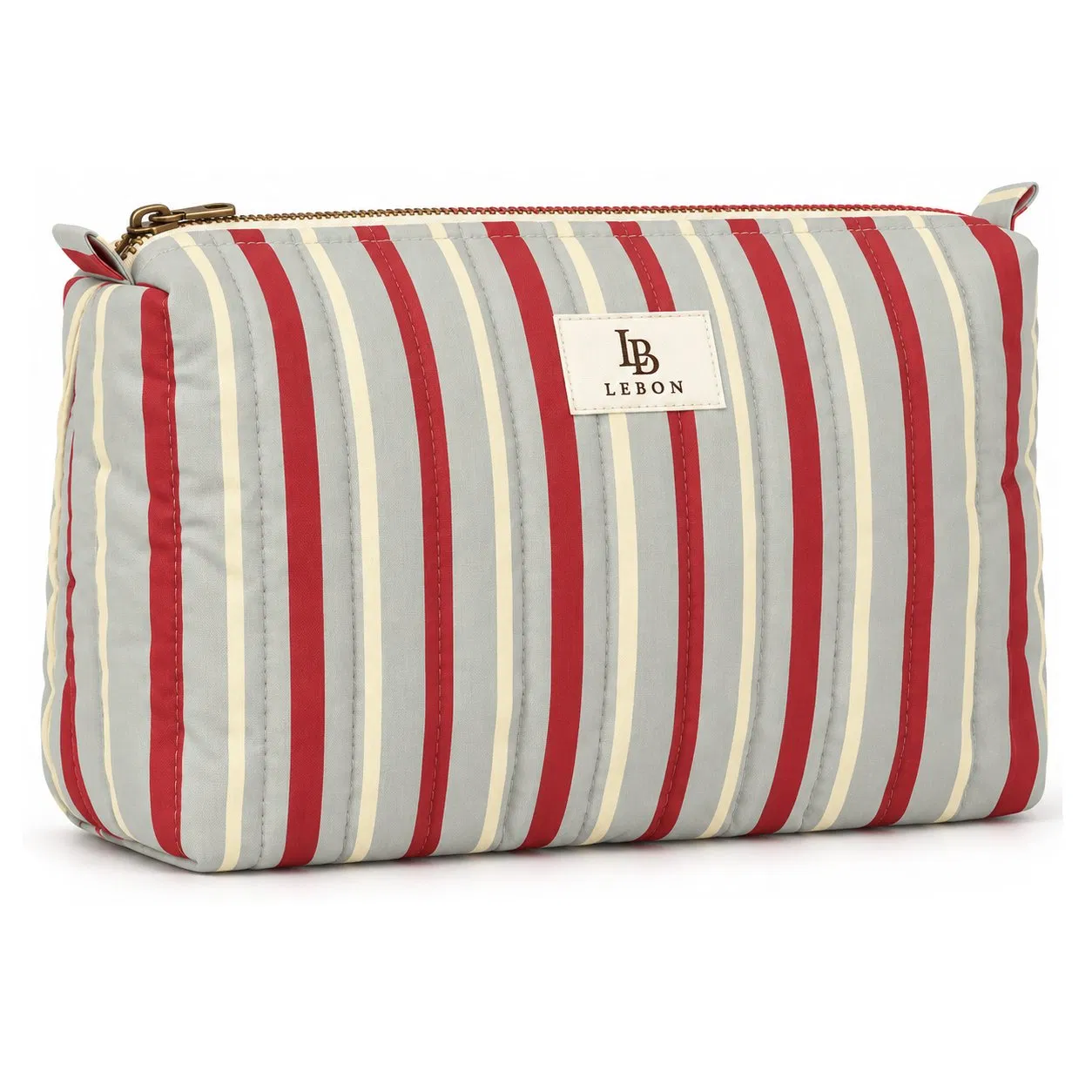 Custom Cotton Cosmetic Toiletry Bag Zipper Travel Makeup Organizer Pouch