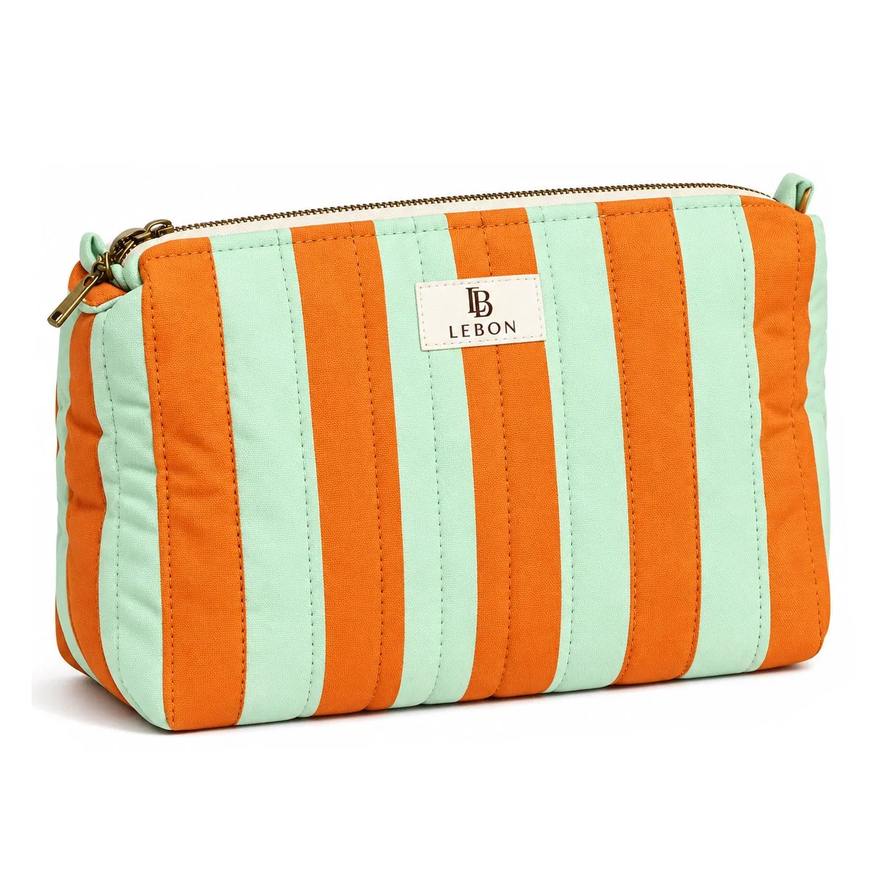 Custom Cotton Cosmetic Toiletry Bag Zipper Travel Makeup Organizer Pouch