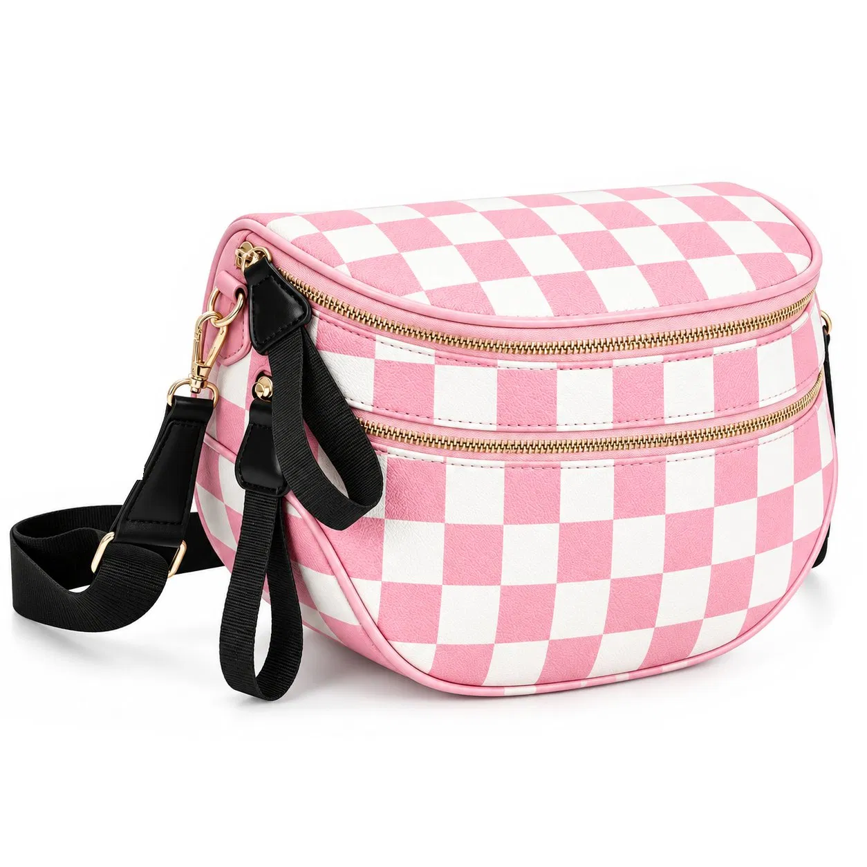 Custom Polyester Waist Bag Adjustable Zipper Fanny Pack for Outdoor Travel