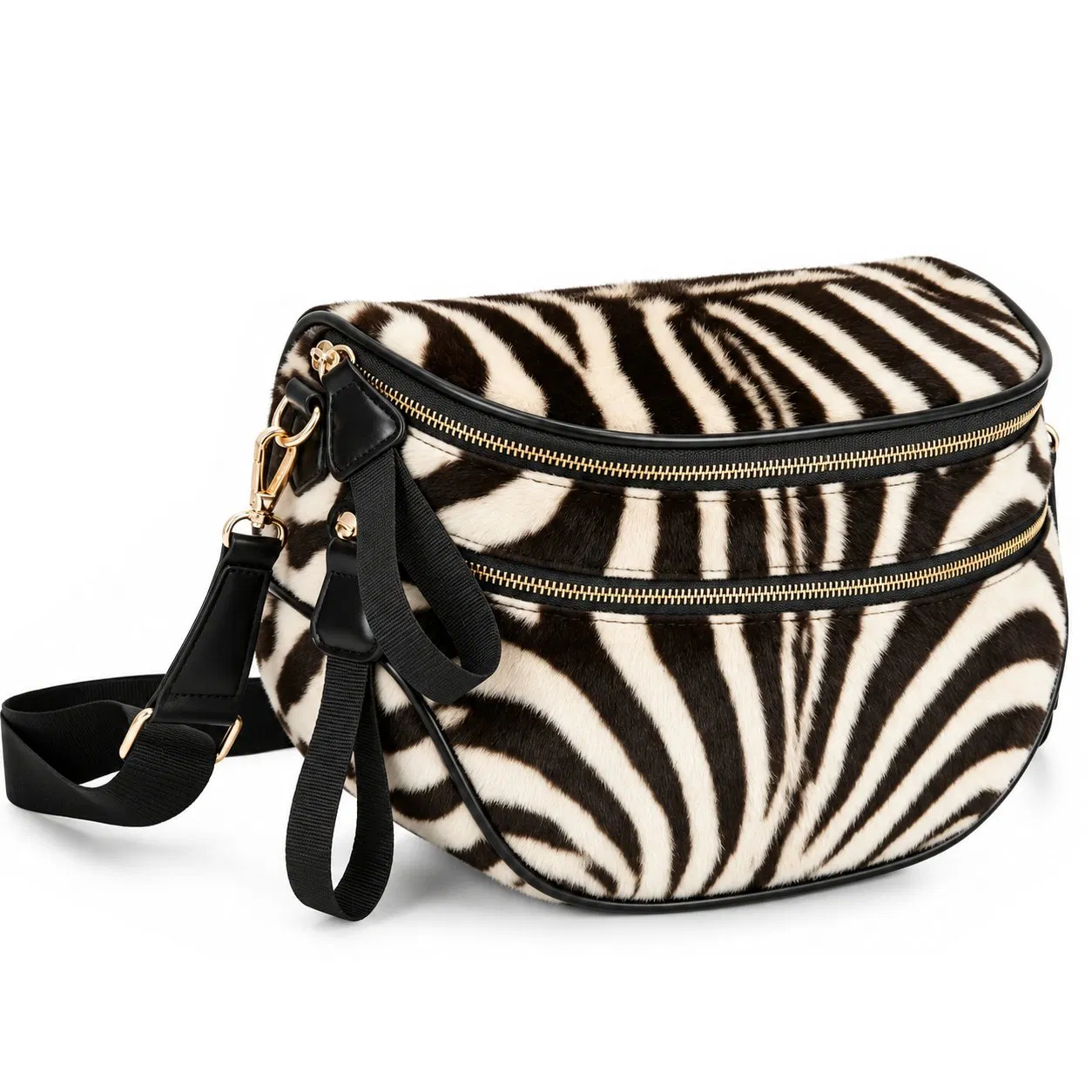 Custom Checkerboard Fanny Pack Adjustable Crossbody Waist Bag for Travel