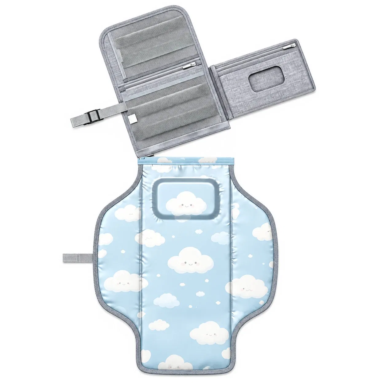 Custom Foldable Baby Changing Pad Diaper Bag Waterproof Portable Travel Nappy Mat