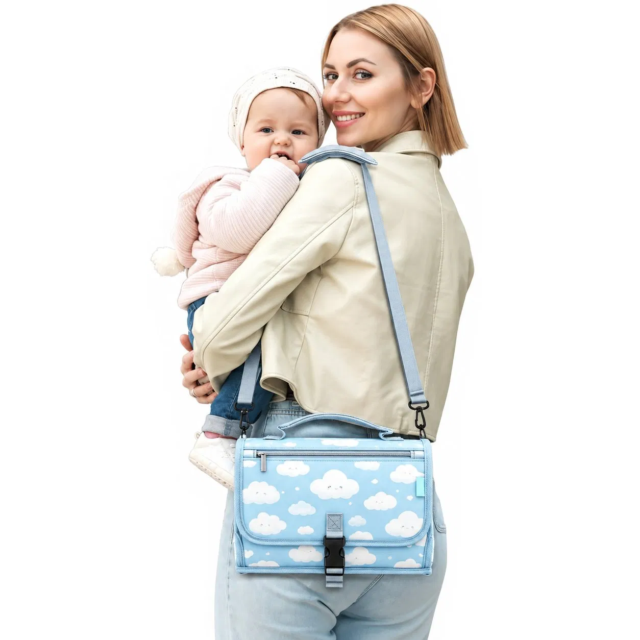 Custom Foldable Baby Changing Pad Diaper Bag Waterproof Portable Travel Nappy Mat