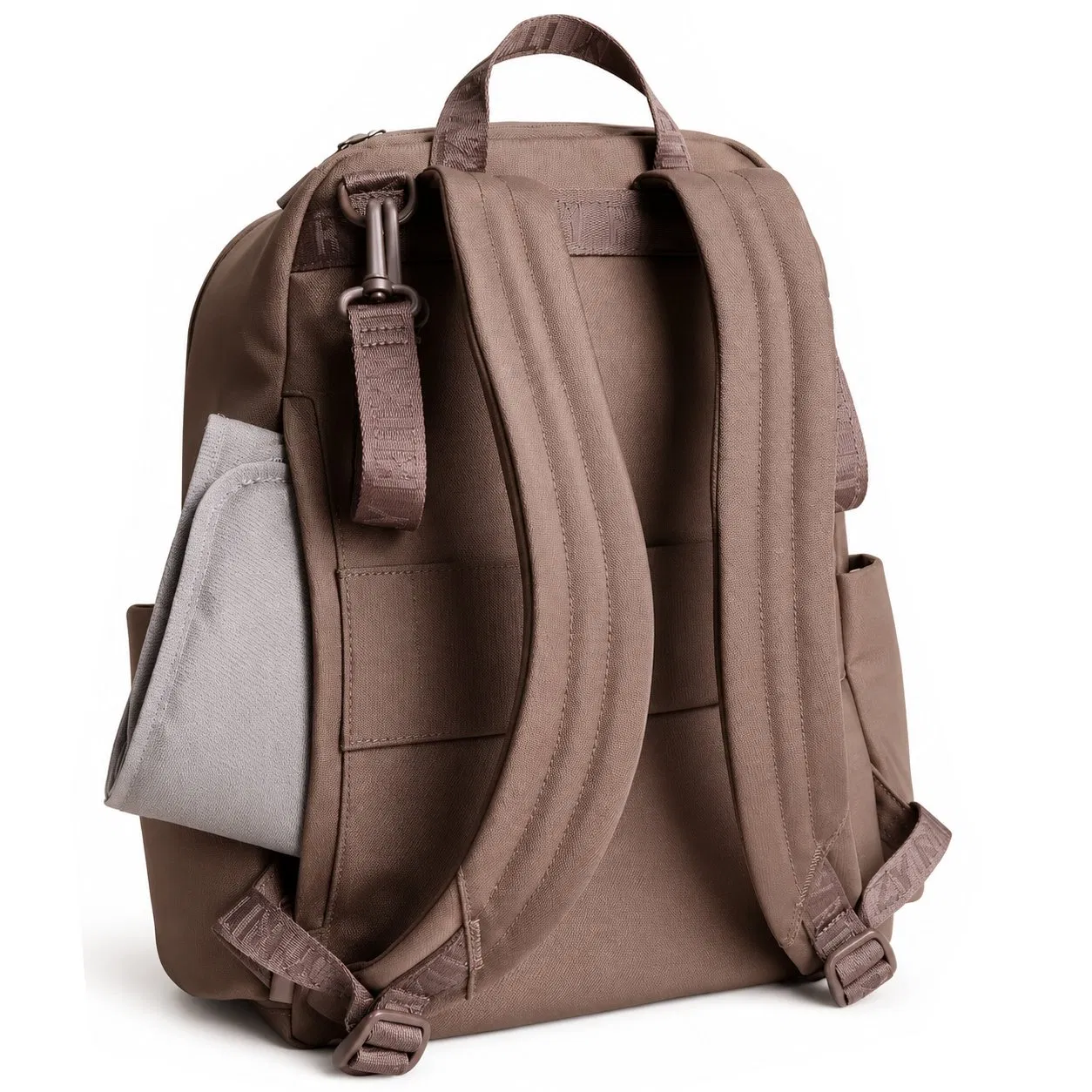 Custom Nylon Diaper Backpack Large Capacity Multi Pocket Nappy Bag for Working Moms