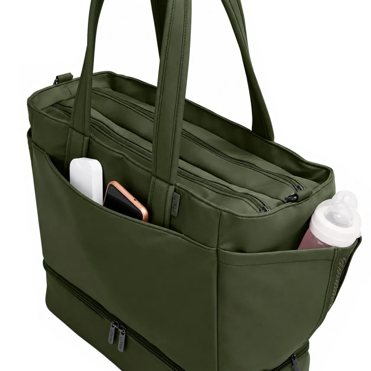 Custom Logo Portable Oxford Stroller Organizer Bag Baby Travel Diaper Caddy