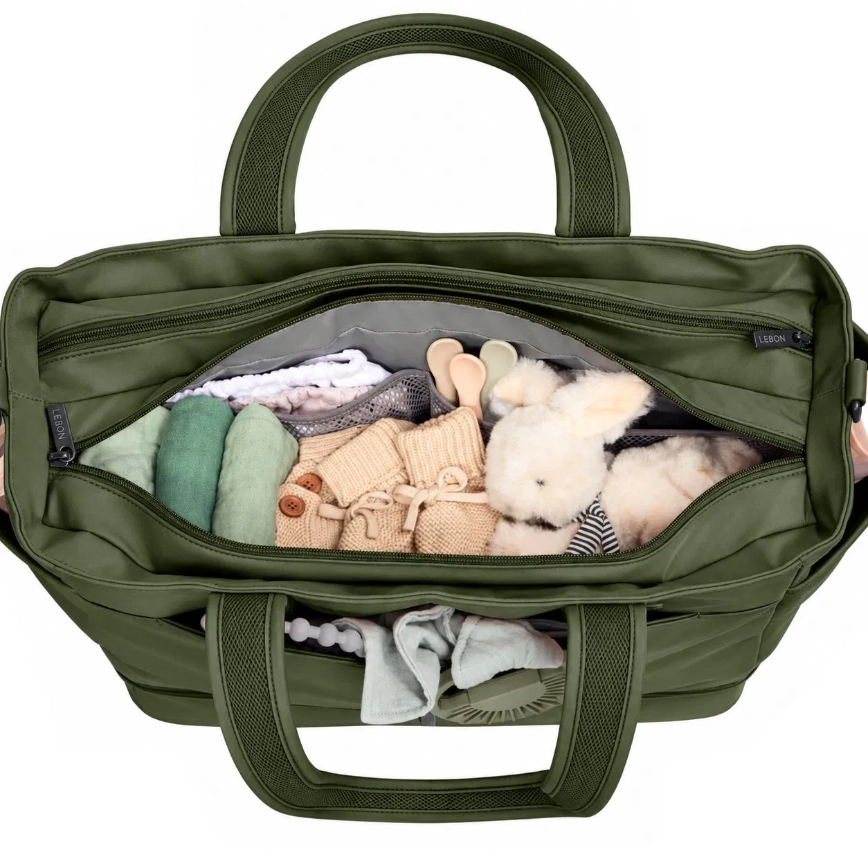 Custom Logo Portable Oxford Stroller Organizer Bag Baby Travel Diaper Caddy
