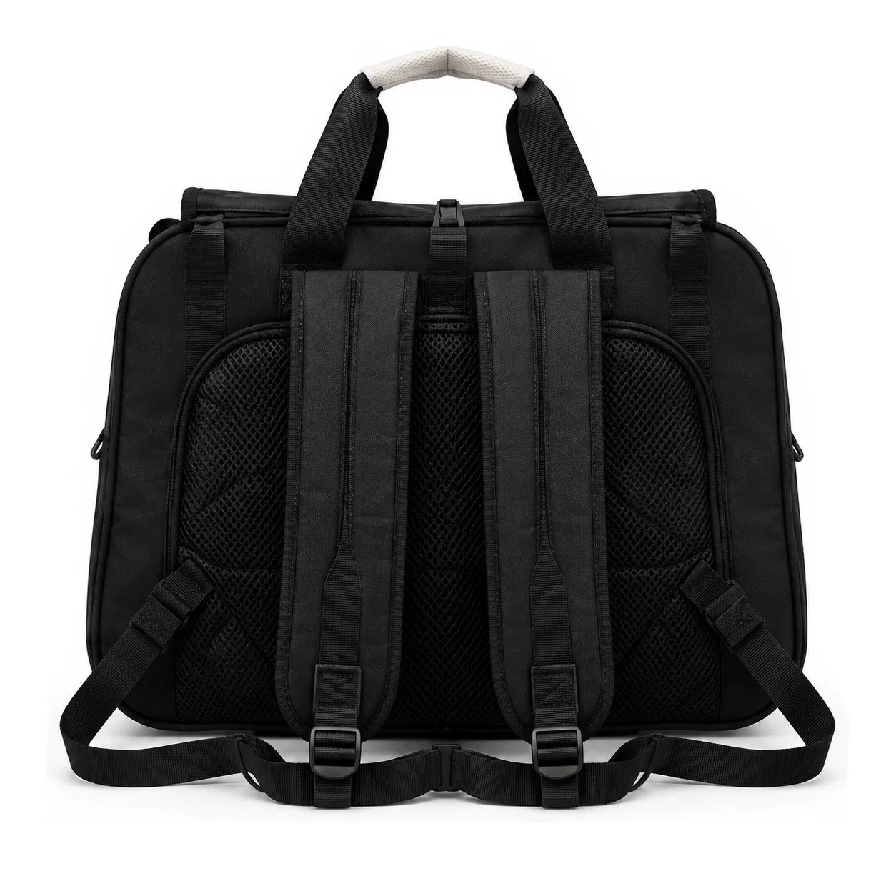 Expandable Pet Backpack Carrier for Small Dogs and Cats with Breathable Mesh