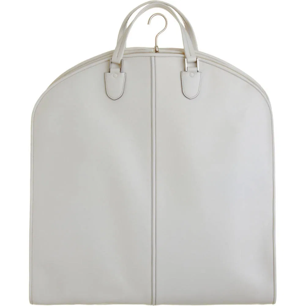 Custom PU Garment Suit Travel Bag with Handles and Hanging Hook