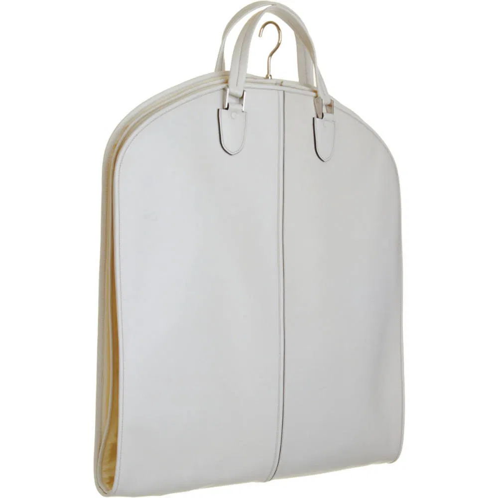 Custom PU Garment Suit Travel Bag with Handles and Hanging Hook