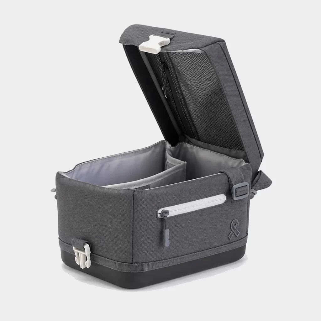 600d polyester coastal water-resistant fishing tackle bag product reference view 2