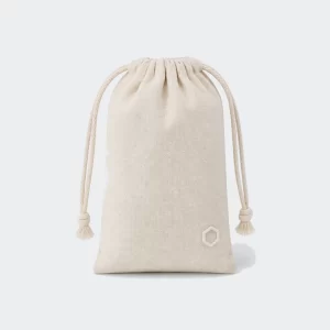 Custom cotton gift pouch for private label packaging