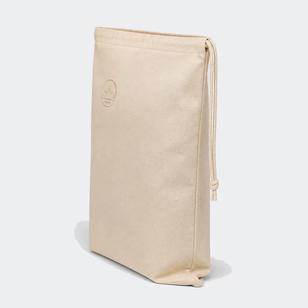 cotton canvas civic drawstring shoe bag product reference view 2
