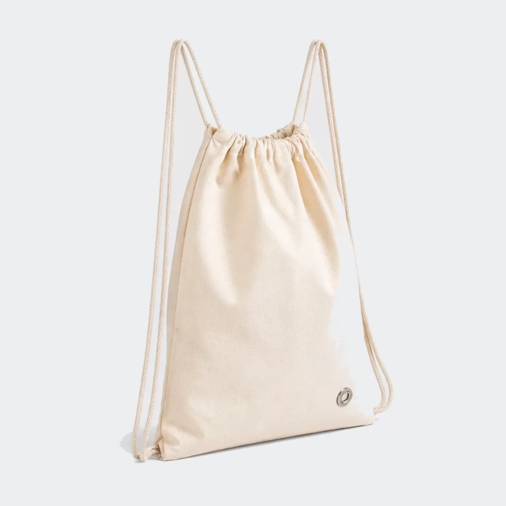 cotton canvas brook drawstring backpack product reference view 2