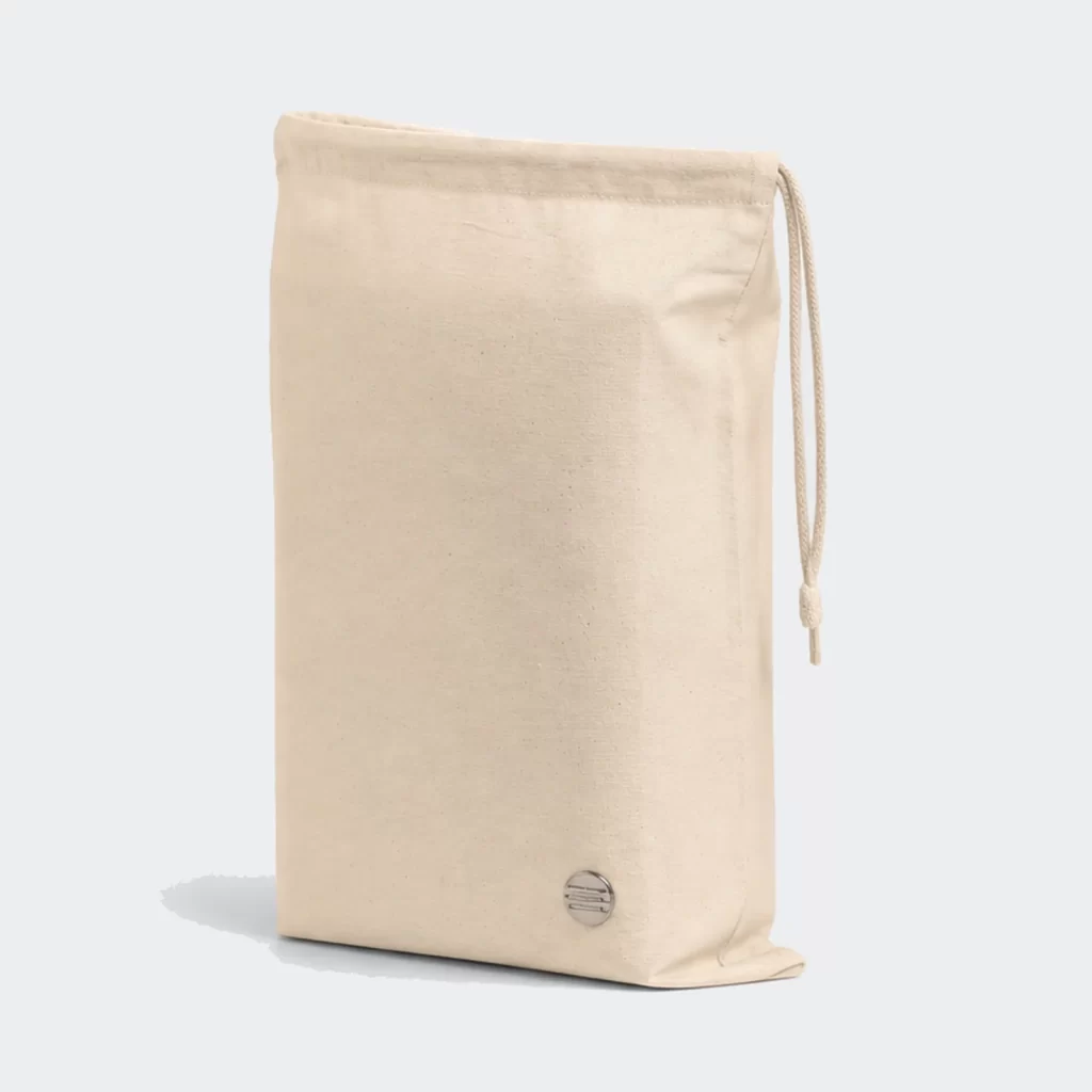 cotton canvas cove drawstring shoe bag product reference view 2