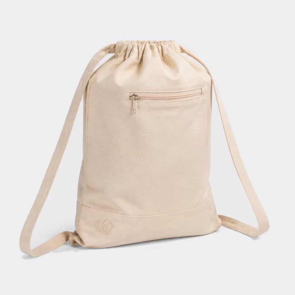 cotton canvas drift drawstring backpack product reference view 2