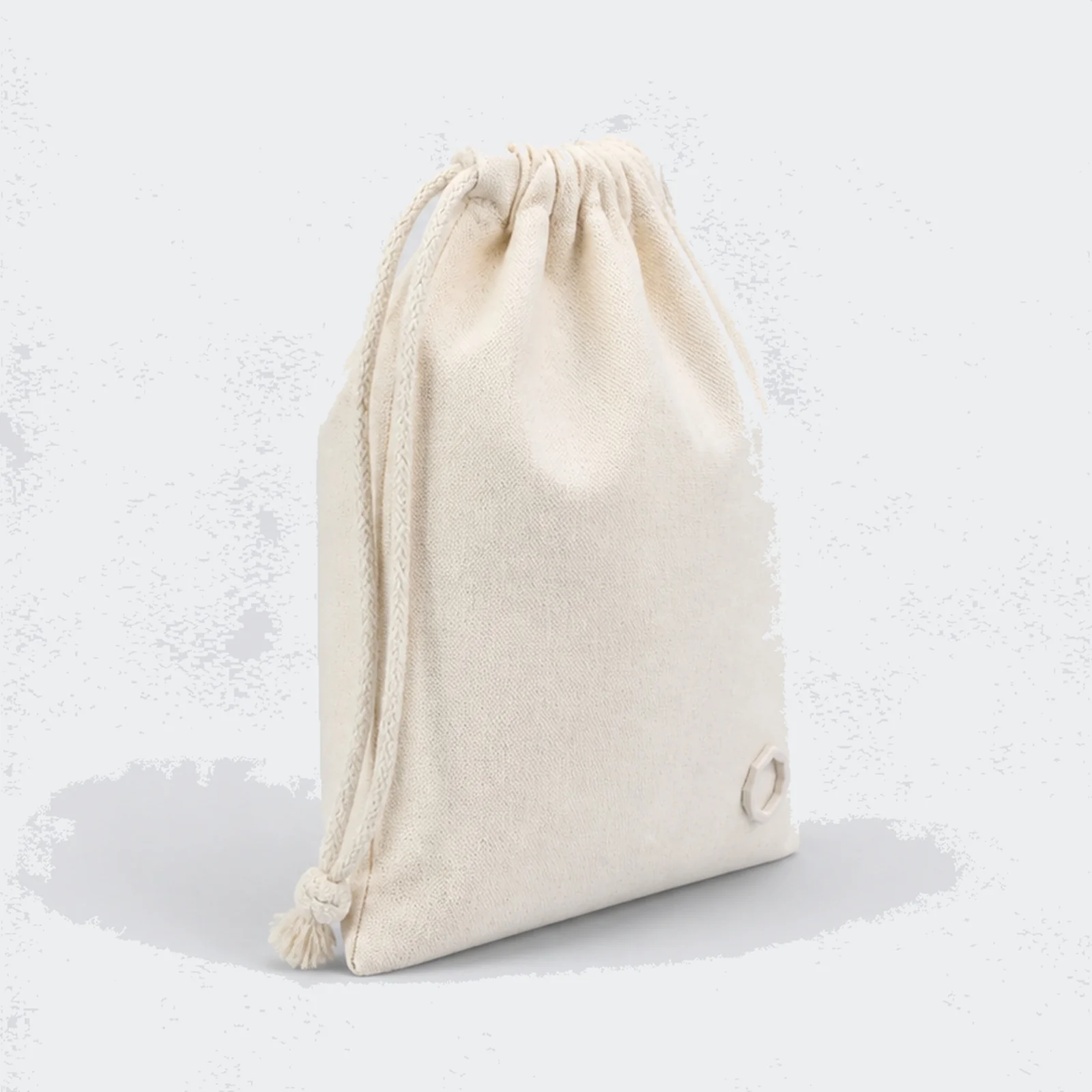 Cotton Canvas Juniper Drawstring Gift Pouch BL-GB-189 hover Custom gift bags reference for OEM and ODM projects
