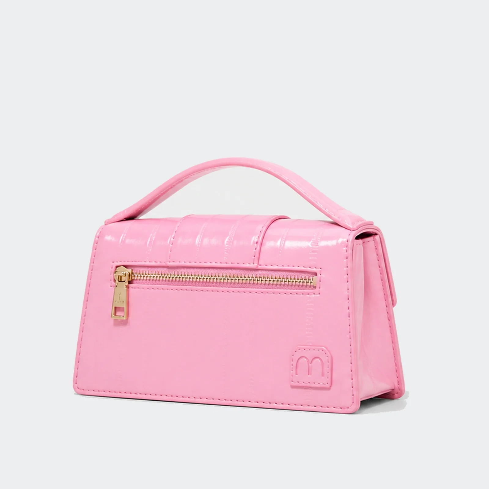 Vegan PU Leather Pioneer Mini Top-Handle Purse BL-MP-280 hover Custom mini purses reference for OEM and ODM projects