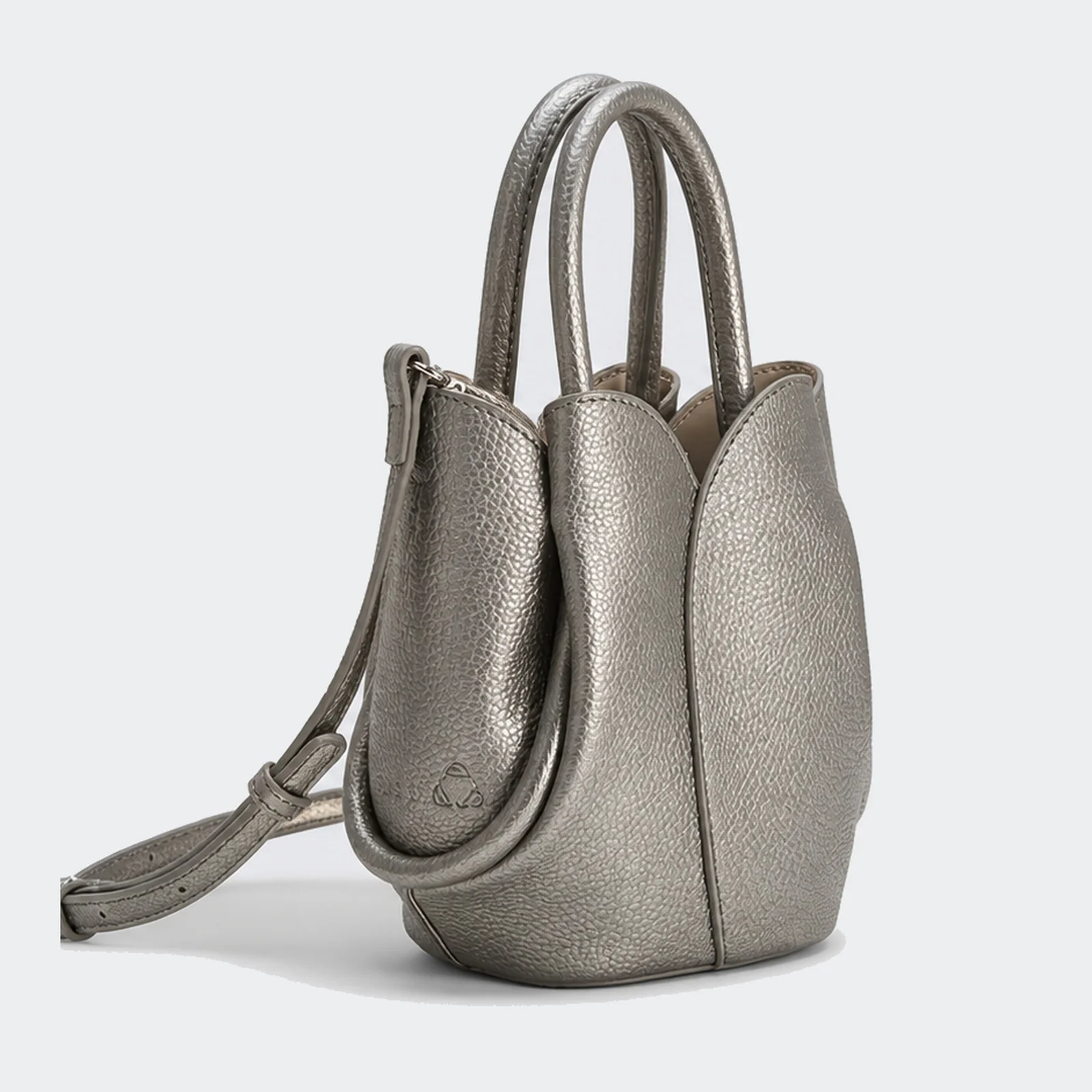 Vegan PU Leather Reef Mini Top-Handle Purse BL-MP-293 hover Custom mini purses reference for OEM and ODM projects