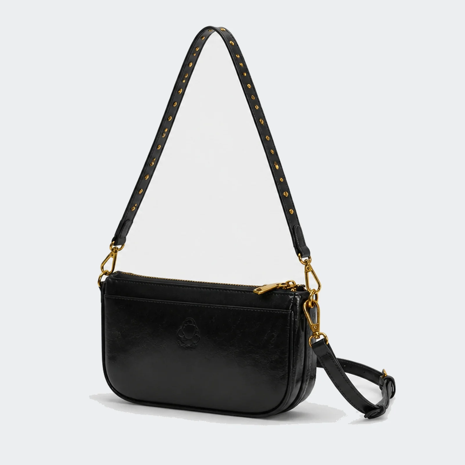 Vegan PU Leather Delta Mini Shoulder Purse BL-MP-591 hover Custom mini purses reference for OEM and ODM projects