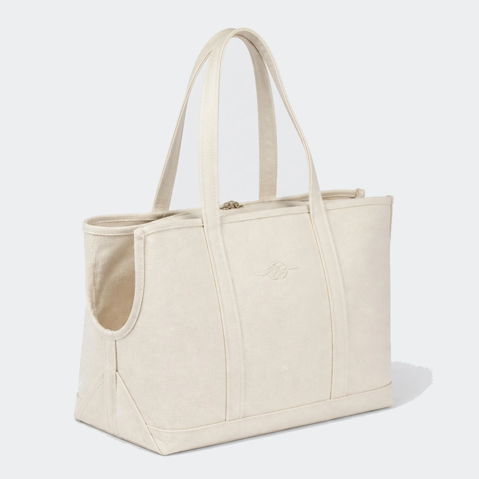 Cotton Canvas Horizon Pet Carrier Bag BL-PT-340 hover Custom pet bags reference for OEM and ODM projects