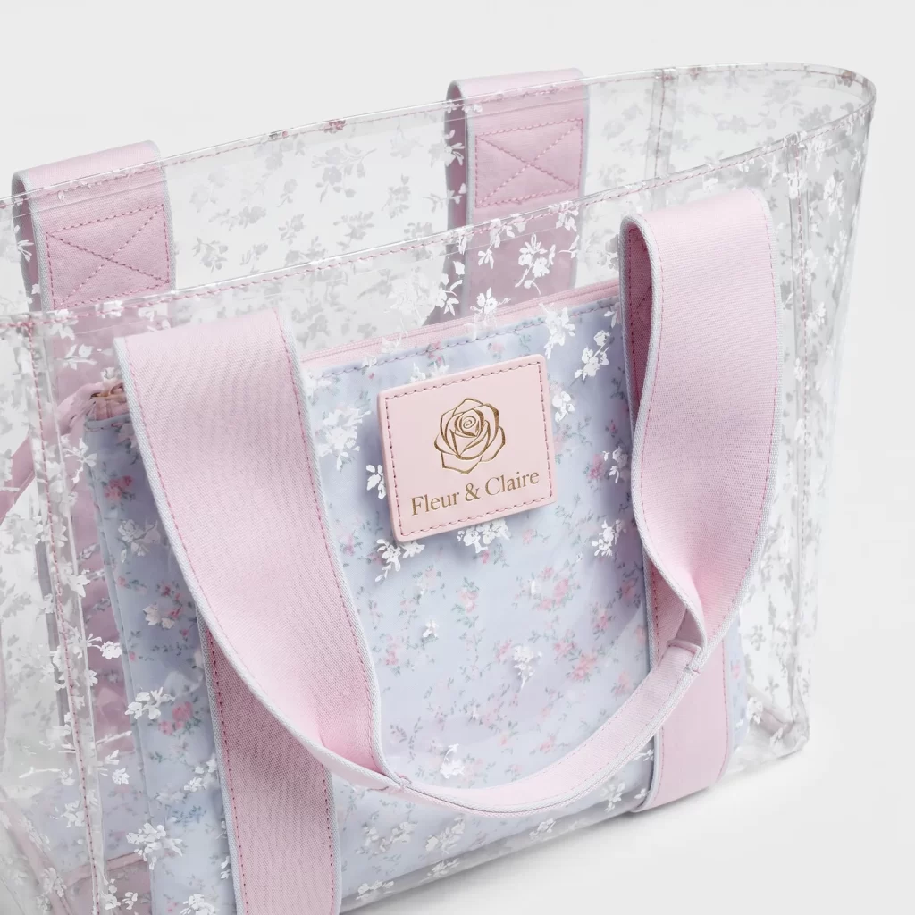structured nylon tote bag product reference view 2