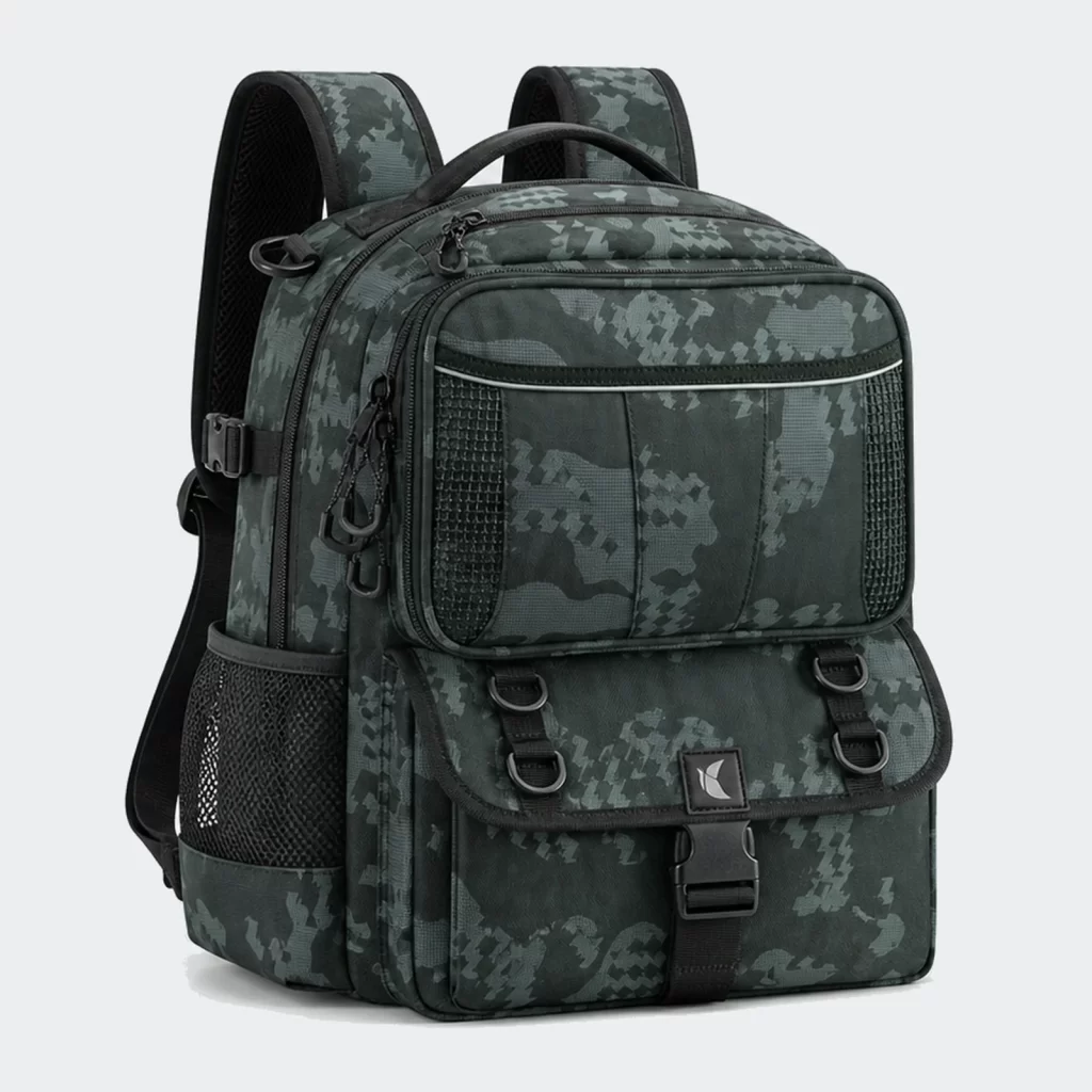 nylon traverse 50l fishing tackle backpack product reference view 1