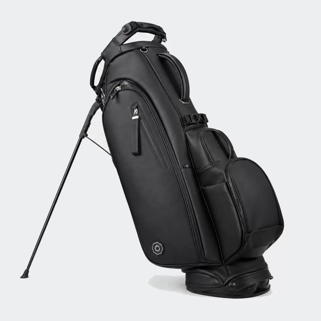 vegan pu leather flex stand golf stand bag product reference view 2