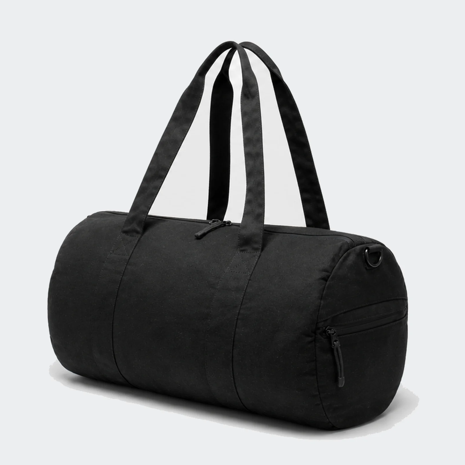 Organic Cotton Canvas Grid Shoe-Compartment Gym Duffel Bag BL-GY-650 hover Custom gym bag for OEM fitness projects
