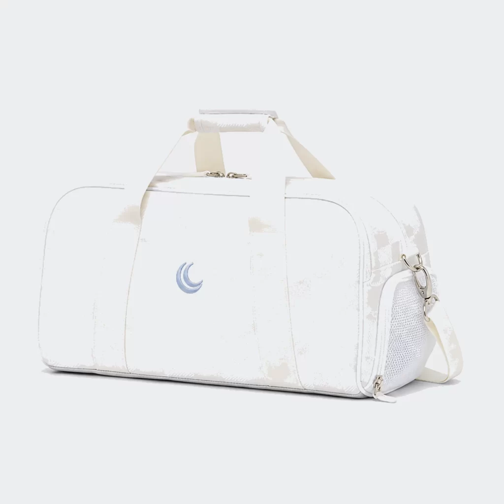 recycled polyester apex shoe-compartment gym duffel bag product reference view 2
