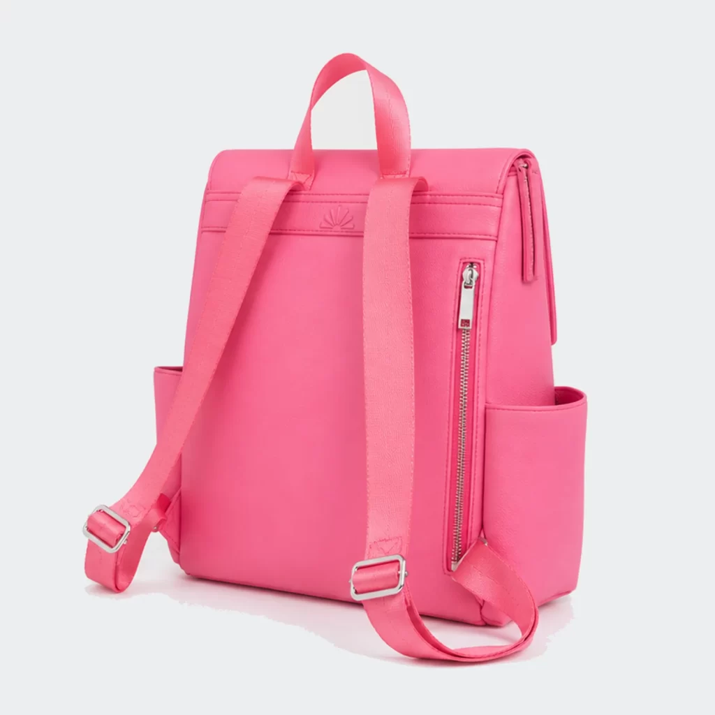 vegan pu leather horizon stroller-ready mommy diaper backpack product reference view 2