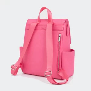 Vegan PU Leather Horizon Stroller-Ready Mommy Diaper Backpack BL-MM-224 hover Custom mommy diaper bag for OEM development