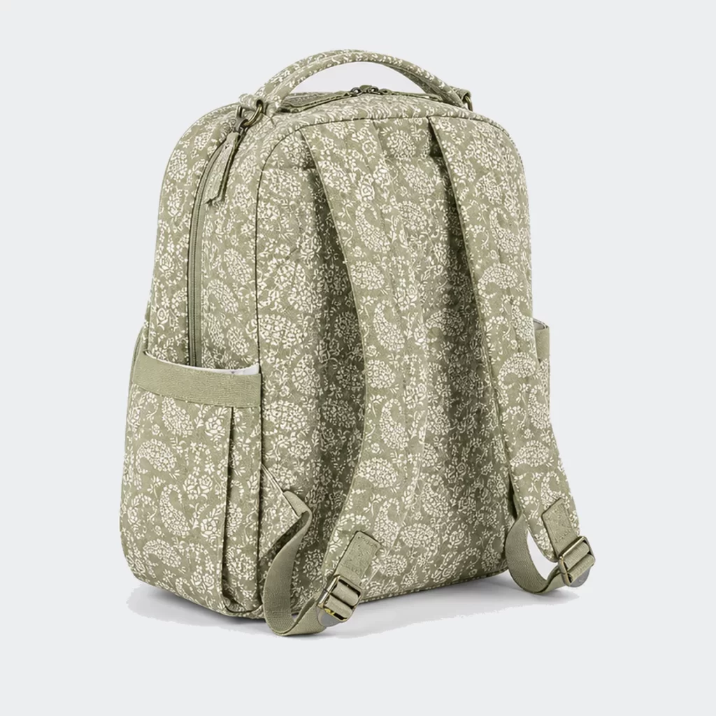 cotton canvas delta stroller-ready mommy diaper backpack product reference view 2