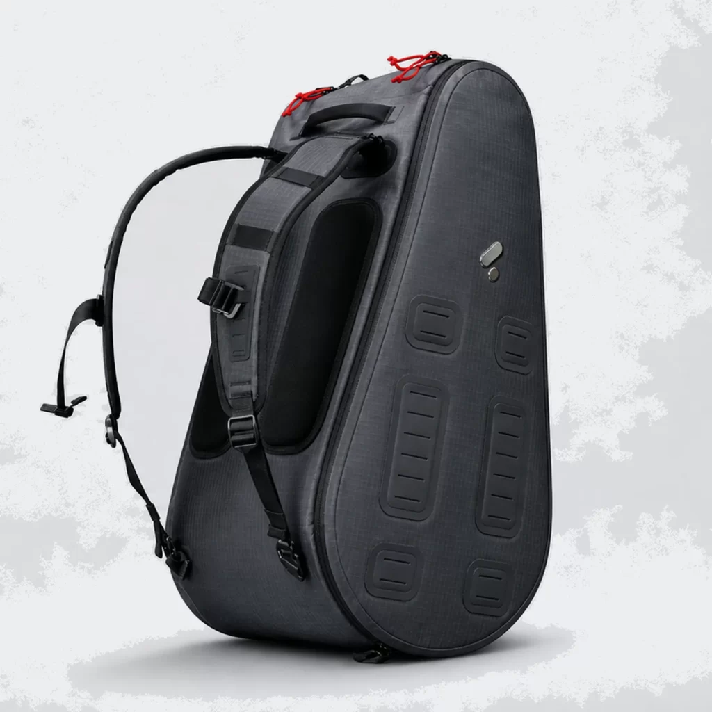 polyester grid tournament padel racquet bag product reference view 1