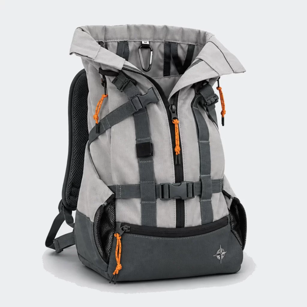 technical mesh pivot hands-free pet carrier backpack product reference view 1