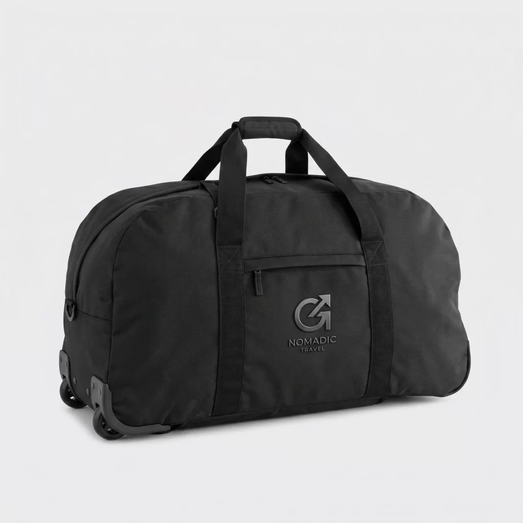 front pocket canvas duffel bag product reference view 1