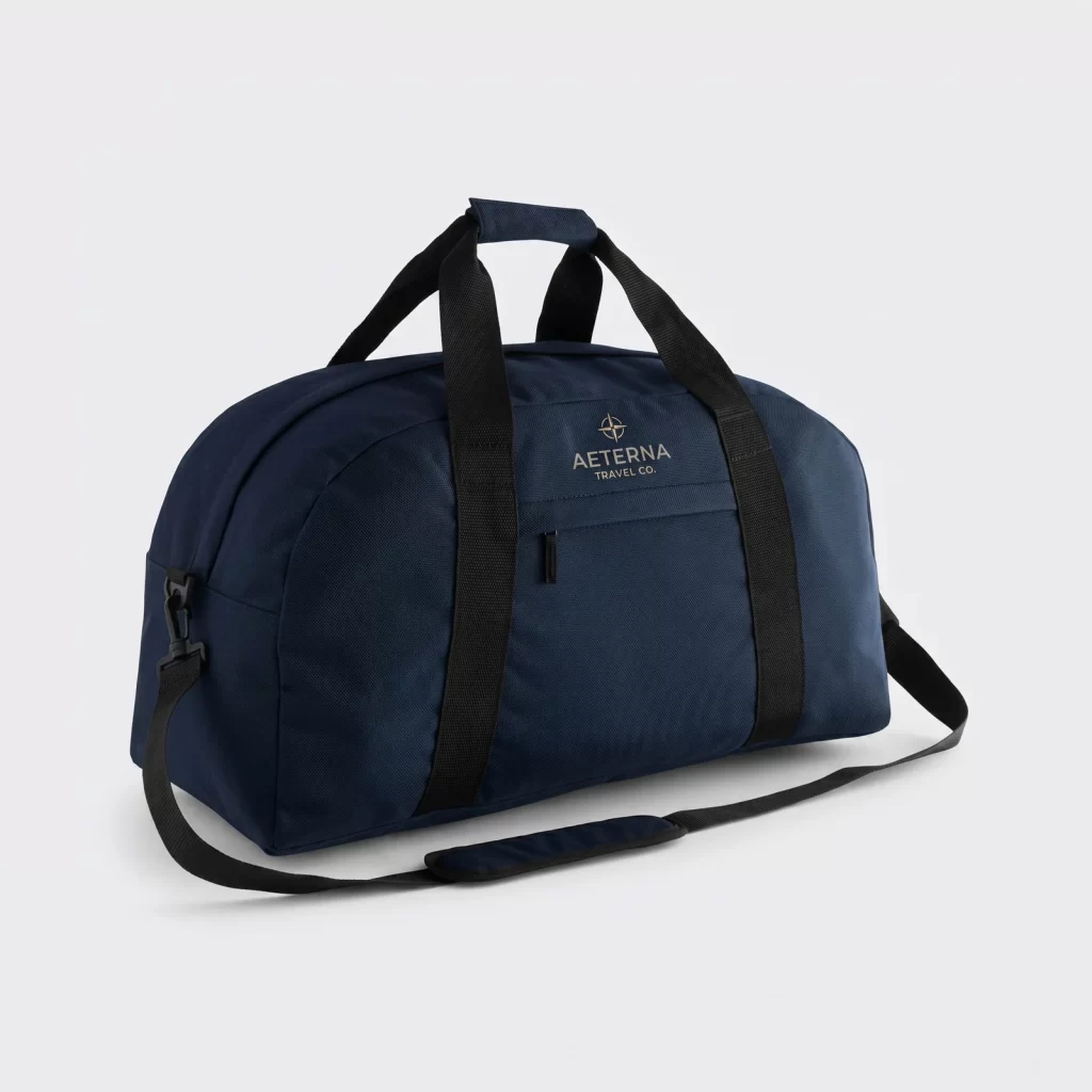 zippered travel duffel bag product reference view 1